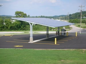Solar canopy, solar panels
